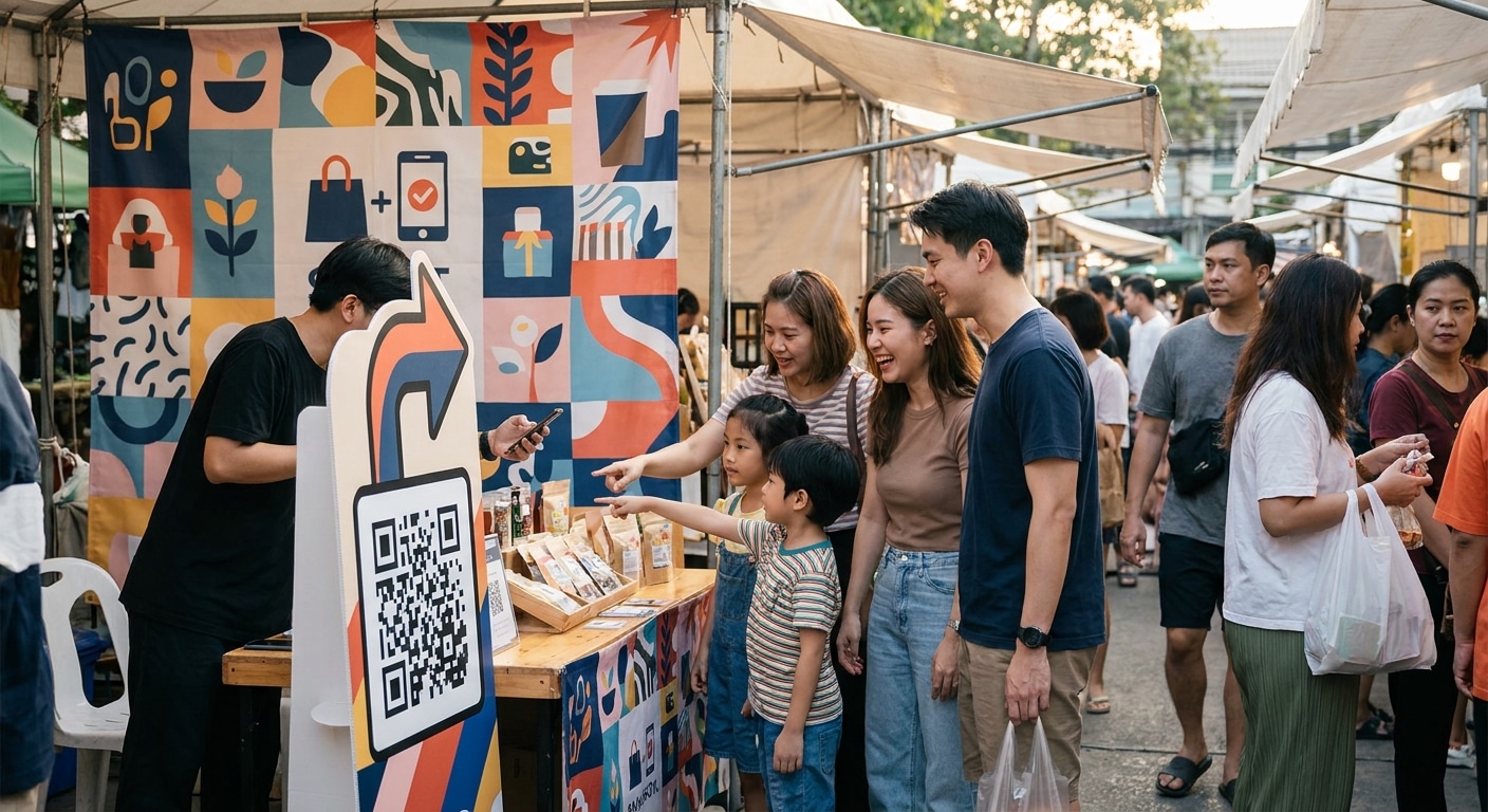 ป้ายสแตนดี้และไวนิล: ไม้ตายกระตุ้นยอดขายออฟไลน์ปี 2026 - offline-marketing-signage-2026