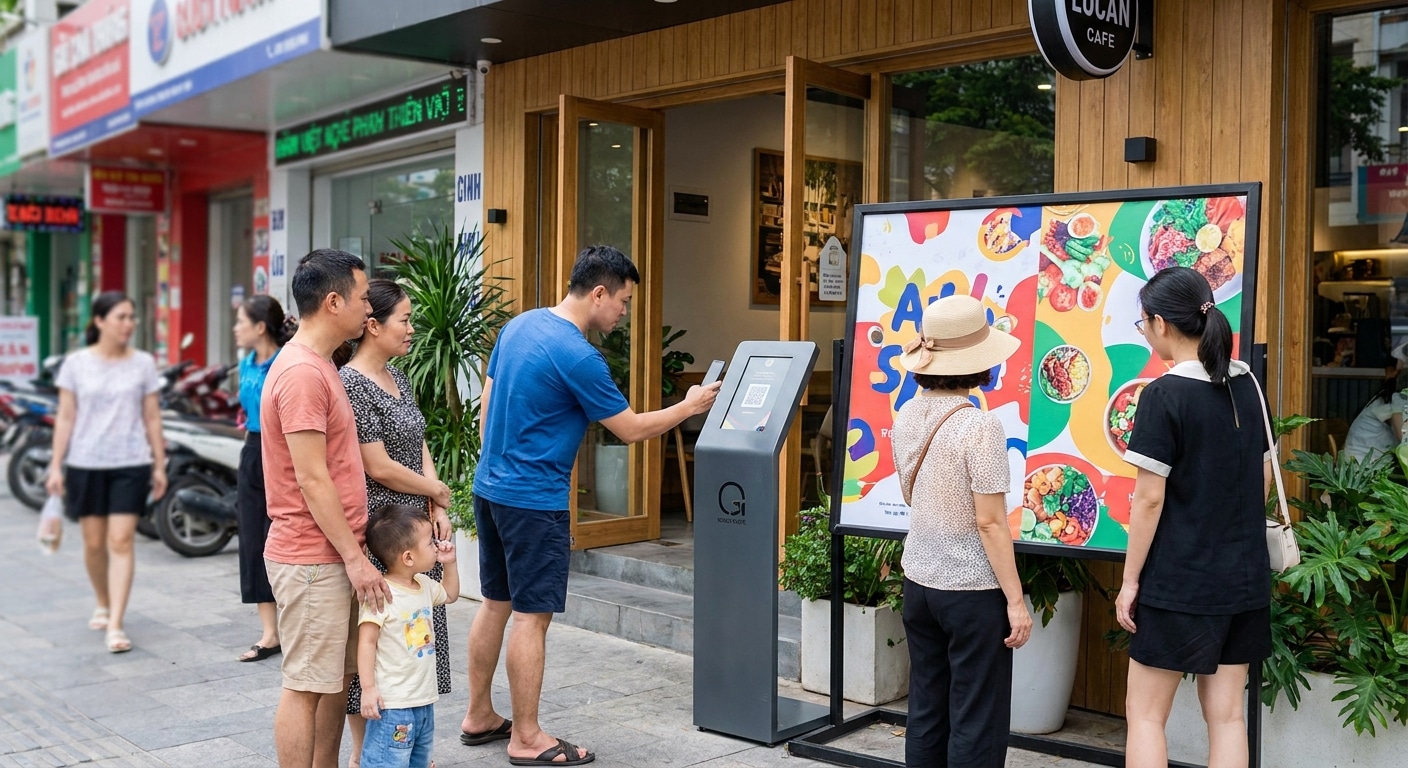 ดึงลูกค้าเข้าร้าน! เทคนิคทำป้ายโฆษณาและไวนิลฉบับ SME - offline-online-signage-marketing