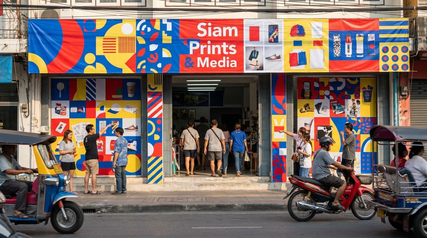 กลยุทธ์เพิ่มยอดขายหน้าร้าน ด้วยป้ายโฆษณาและสื่อสิ่งพิมพ์ - offline-print-marketing-for-sme
