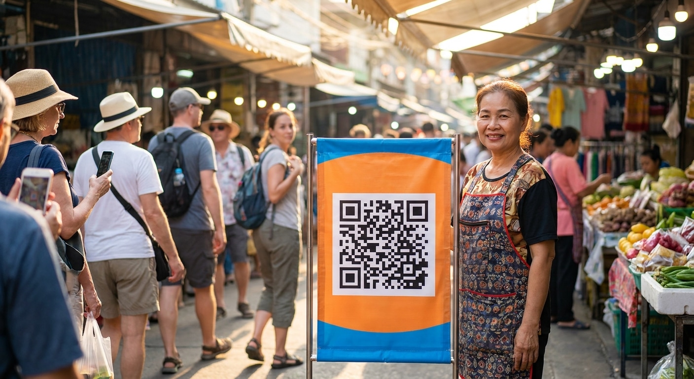 กลยุทธ์สิ่งพิมพ์ O2O: ป้ายหน้าร้านดึงลูกค้าออนไลน์ฉบับ SME - offline-to-online-print-marketing