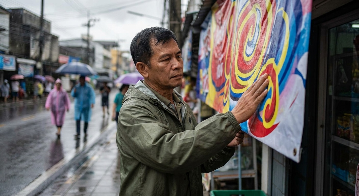 วิธีดูแลป้ายไวนิลและสติ๊กเกอร์หน้าร้านรับหน้าฝนปี 2026 - outdoor-sign-vinyl-maintenance-tips