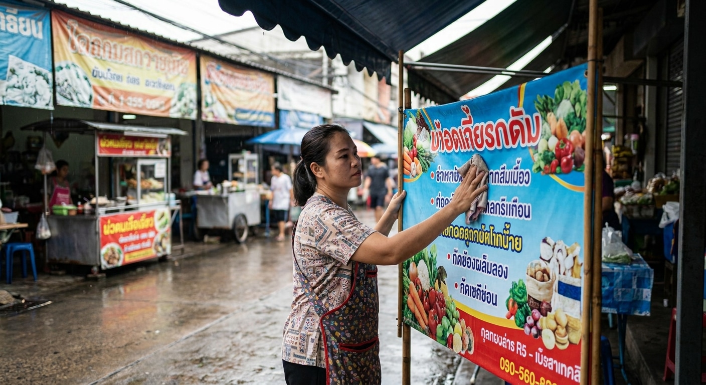 ทริคดูแลป้ายหน้าร้านให้สีสด ทนแดดทนฝน ไม่ซีดจางไว - outdoor-signage-maintenance-tips
