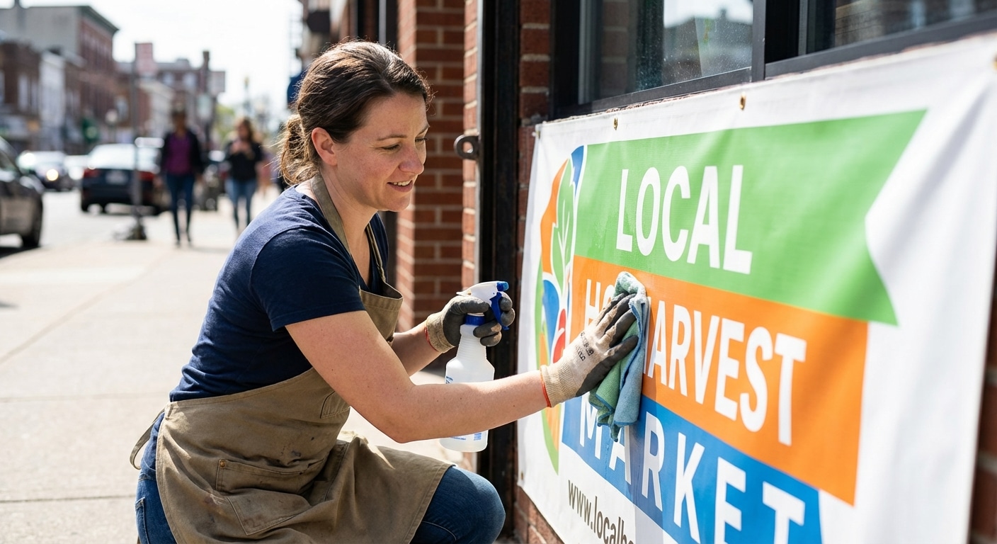 วิธีดูแลป้ายไวนิลและป้ายโฆษณาให้สีสดทนนาน - outdoor-signage-vinyl-maintenance