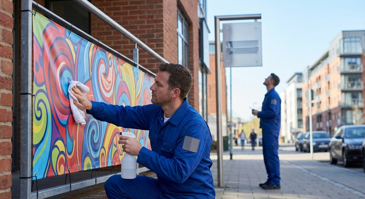 วิธีดูแลป้ายไวนิลและป้ายโฆษณากลางแจ้งให้สีสดทนทาน - outdoor-vinyl-banner-maintenance