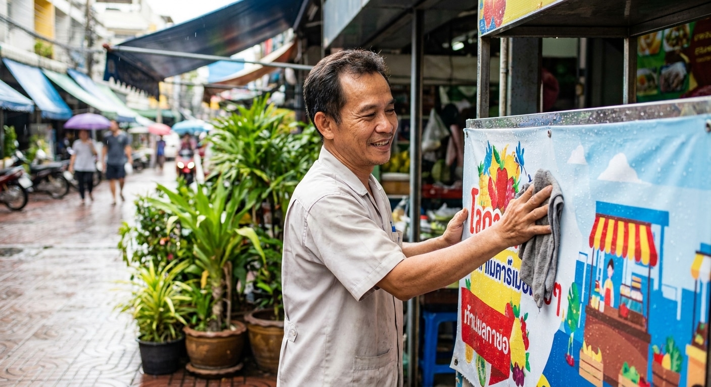 วิธีดูแลป้ายไวนิลกลางแจ้งให้สีสด ยืดอายุการใช้งาน - outdoor-vinyl-banner-maintenance