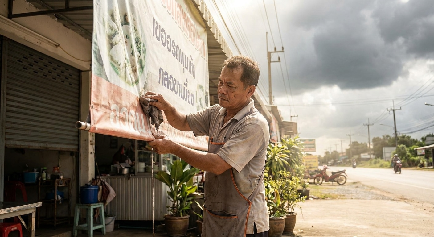 รับมือแดดพายุ! ทริคดูแลป้ายไวนิลหน้าร้านให้ทนทาน - outdoor-vinyl-banner-maintenance
