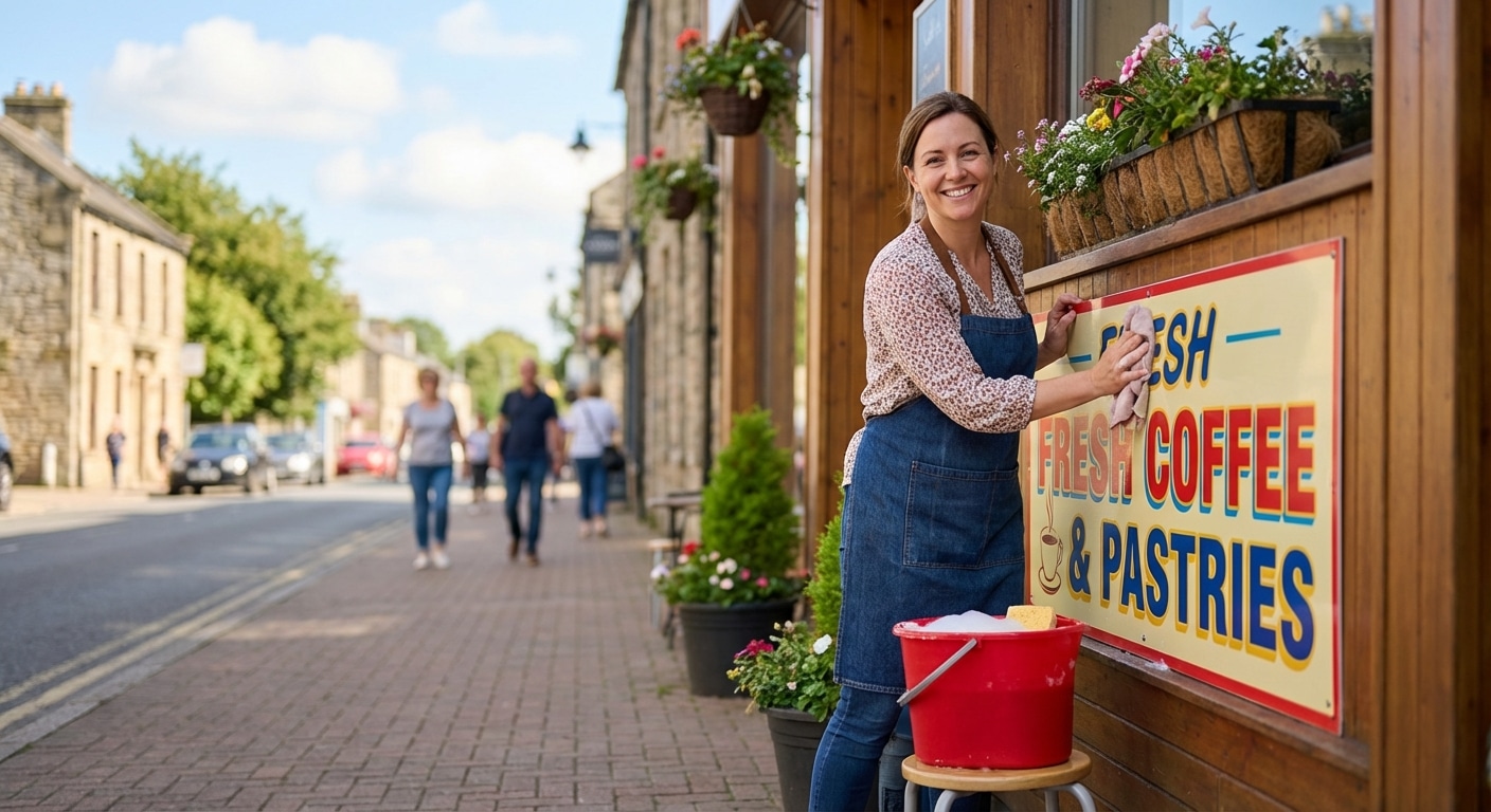 เคล็ดลับดูแลป้ายไวนิลหน้าร้านให้สีสด ทนแดดทนฝน - outdoor-vinyl-banner-maintenance
