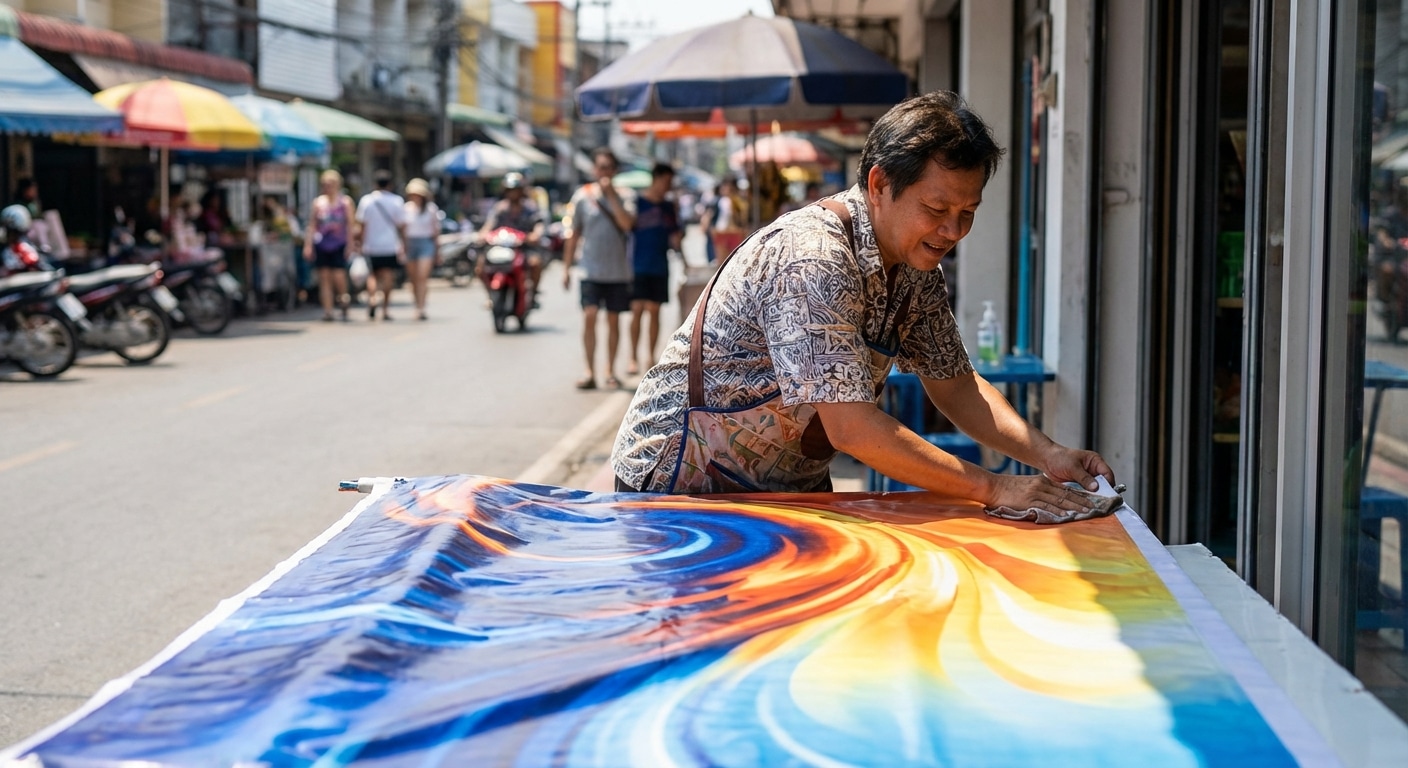 ทริคดูแลป้ายโฆษณาและป้ายไวนิลรับหน้าร้อน ให้สีสดทนทาน - outdoor-vinyl-banner-maintenance-guide