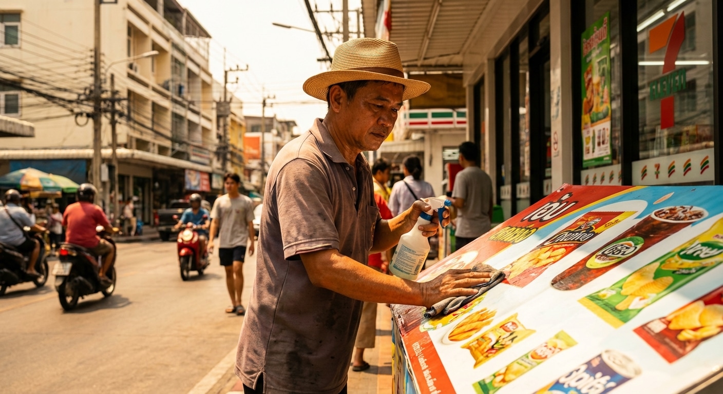 เคล็ดลับยืดอายุป้ายไวนิลหน้าร้านให้สีสดสู้แดด - outdoor-vinyl-sign-maintenance