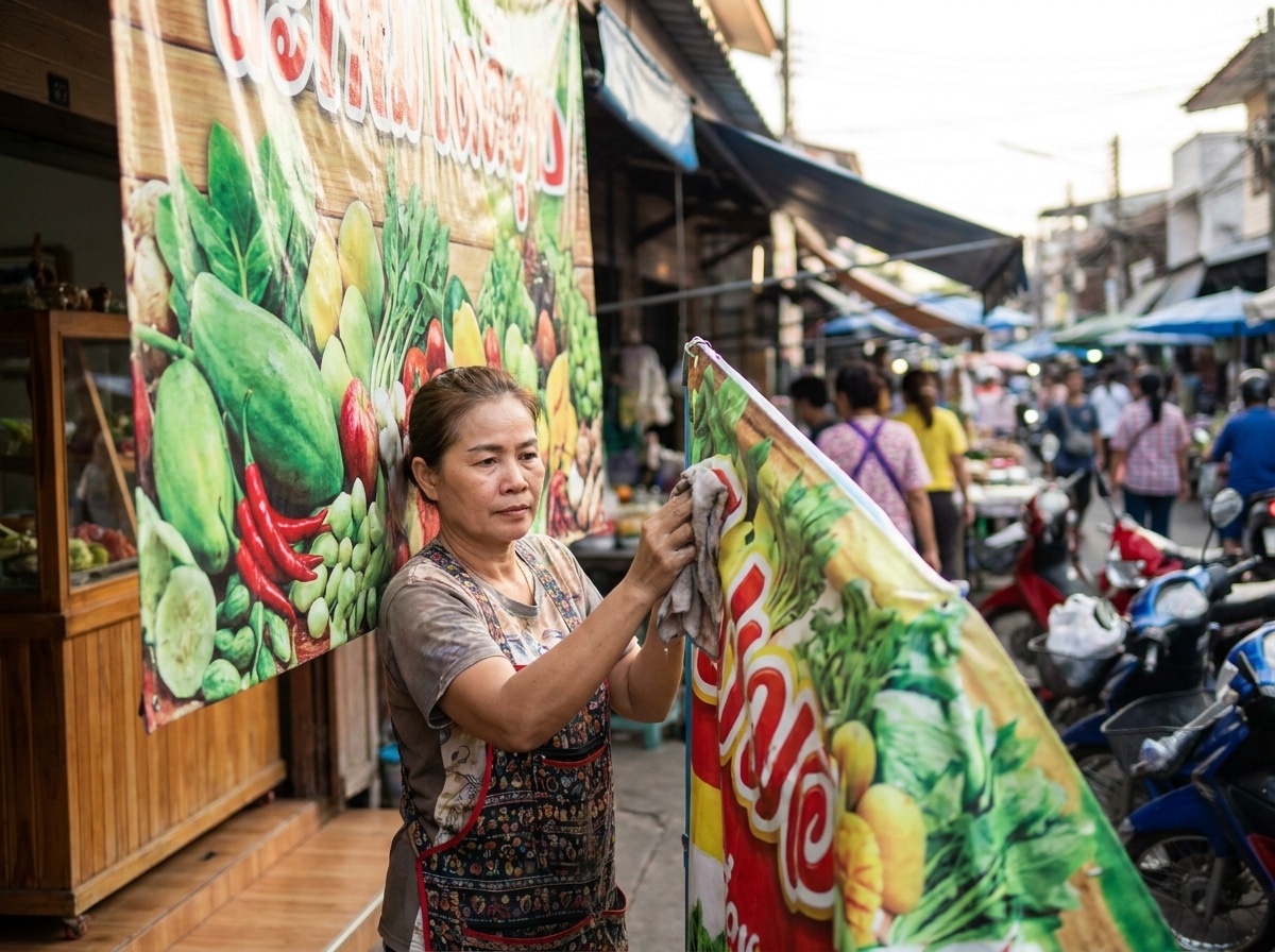 วิธีดูแลป้ายโฆษณาและป้ายไวนิลกลางแจ้งให้สีสดทนทาน - outdoor-vinyl-signage-maintenance-tips