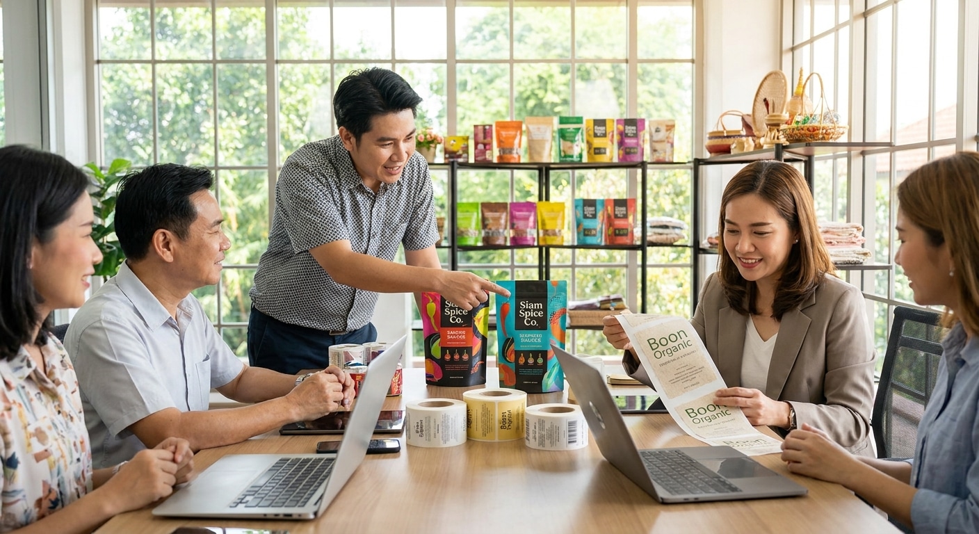 เทรนด์สิ่งพิมพ์ครึ่งปีหลัง 2026! ดีไซน์ฉลาก SME สุดปัง - packaging-label-trend-2026