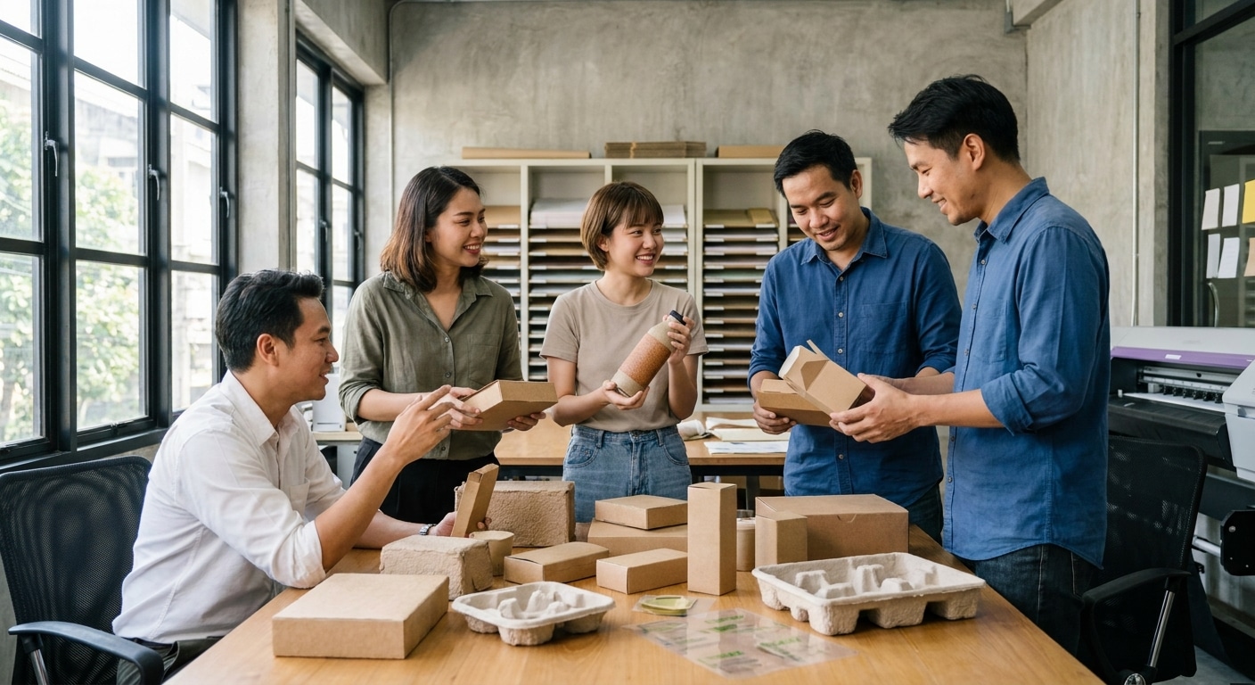 จับตาเทรนด์สิ่งพิมพ์ 2026: แพคเกจจิ้งรักษ์โลกเปลี่ยนเกม SME - packaging-printing-trend-2026