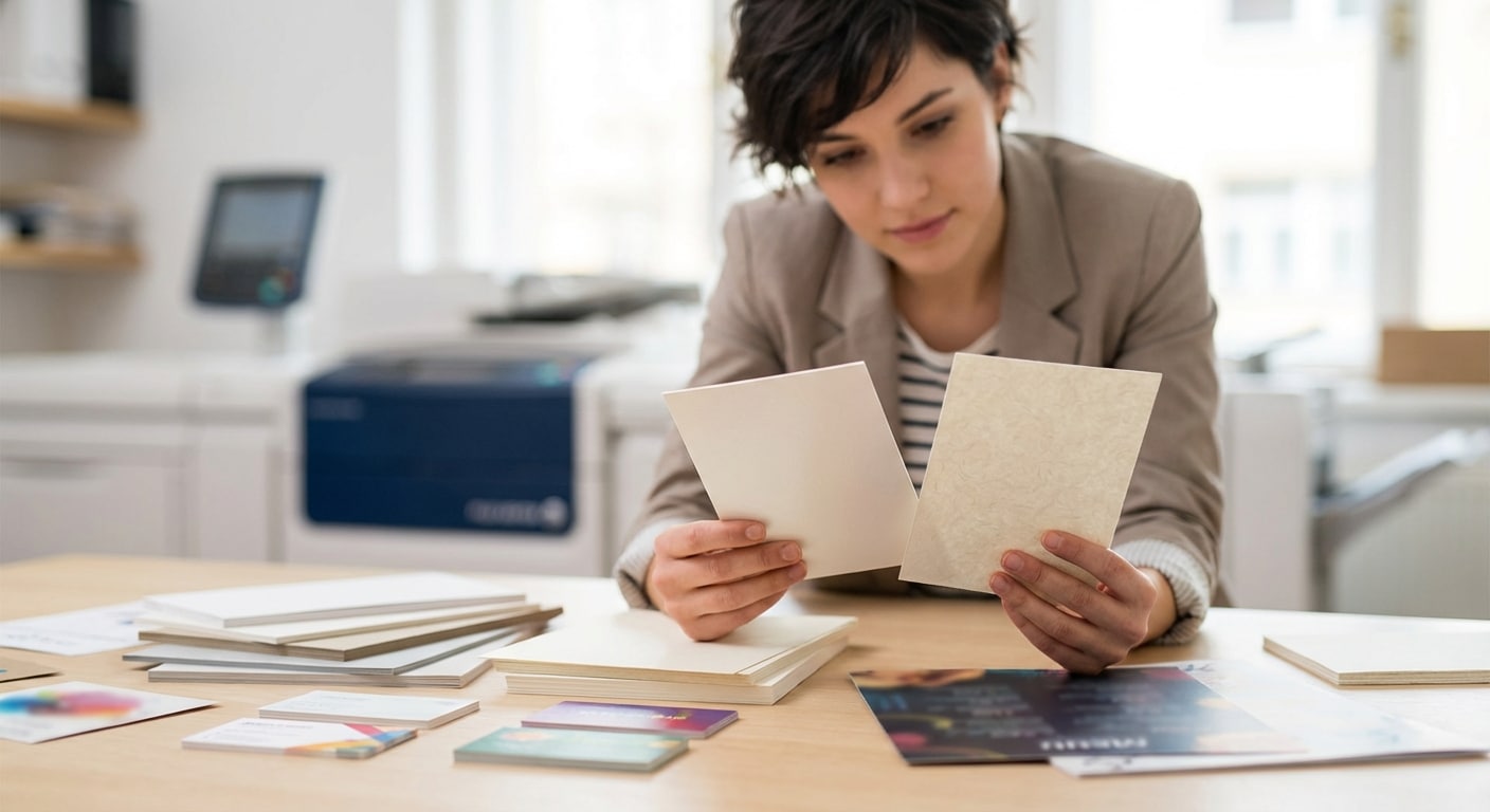 กระดาษกี่แกรมดี? ทริคสั่งทำนามบัตรและเมนูให้ดูพรีเมียม - paper-gram-thickness-guide