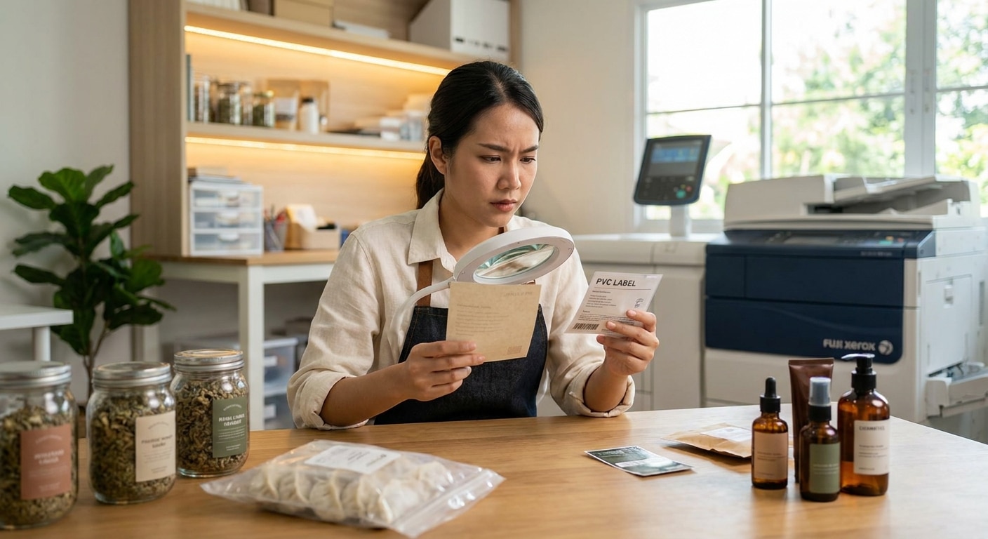 กระดาษ vs PVC? เลือกสติ๊กเกอร์ฉลากสินค้าให้เหมาะกับ SME - paper-vs-pvc-sticker-labels