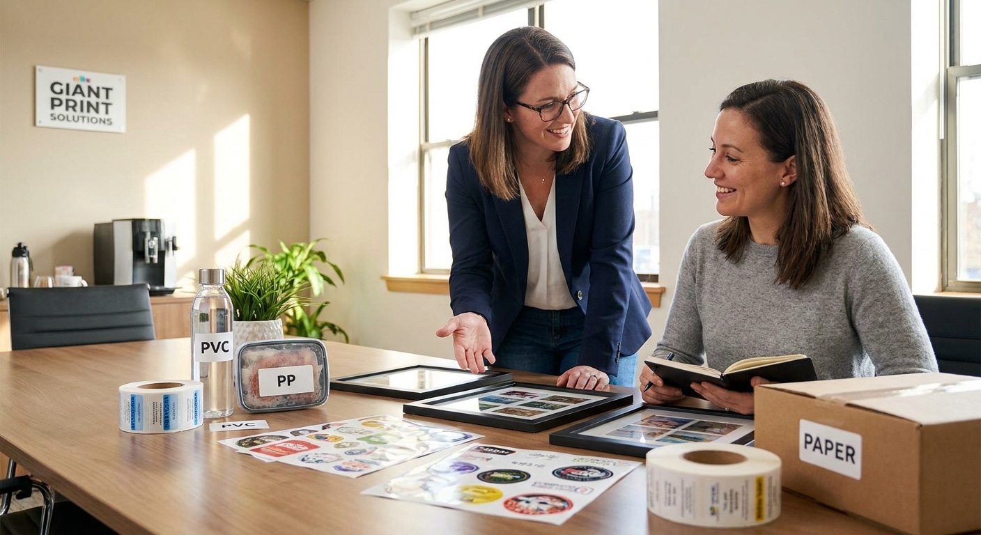 สติ๊กเกอร์ PP, PVC และกระดาษ ต่างกันอย่างไร เลือกแบบไหนดี? - pp-pvc-paper-sticker-differences