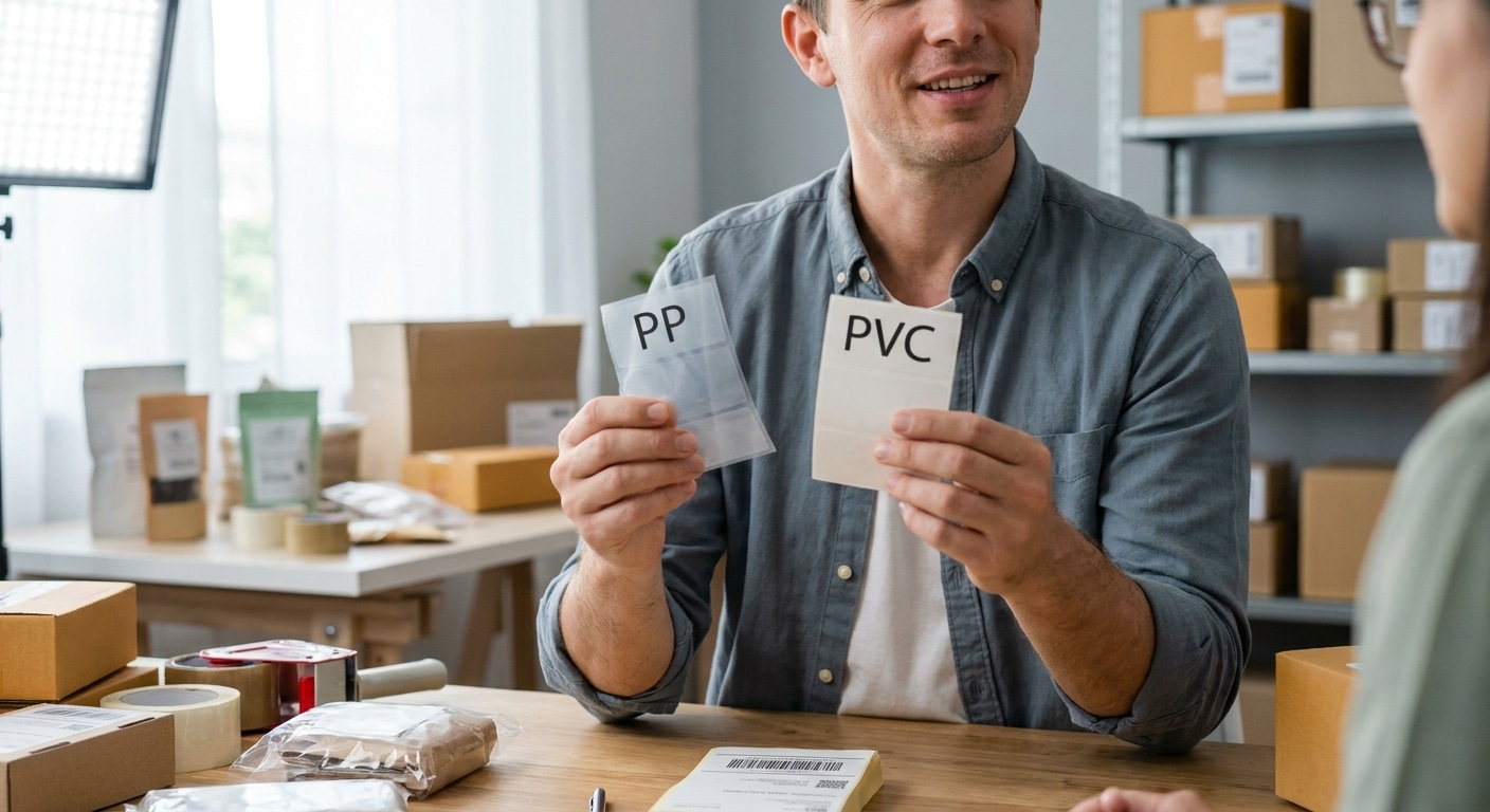 สติ๊กเกอร์ PP vs PVC ต่างกันอย่างไร? เลือกแบบไหนติดสินค้า - pp-vs-pvc-sticker-labels