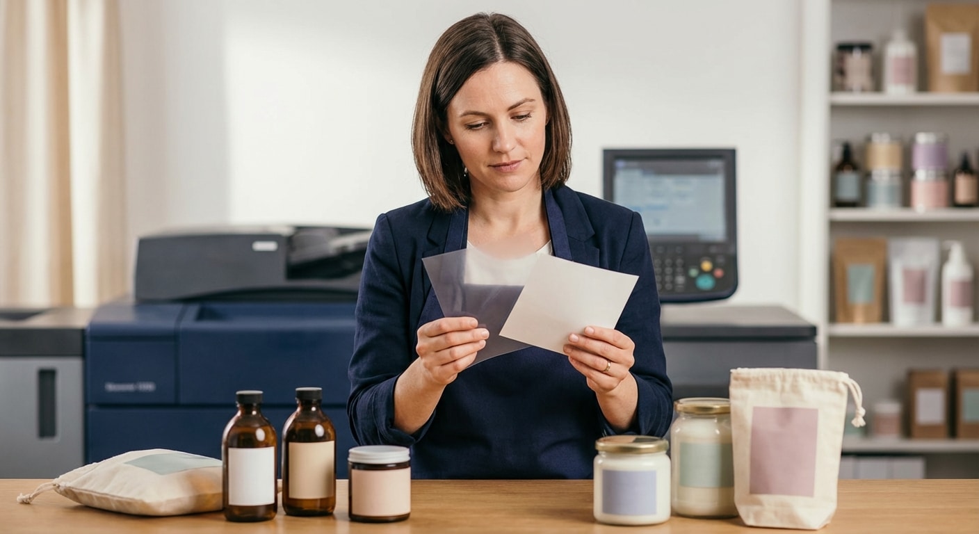 เลือกสติ๊กเกอร์ PP หรือ PVC? ทริคทำฉลากสินค้าให้ปัง - pp-vs-pvc-sticker-labels