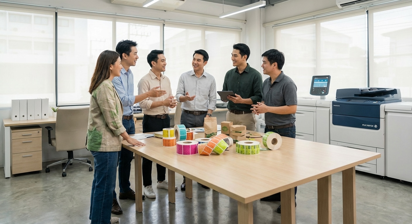เทรนด์สื่อสิ่งพิมพ์ 2026! อัปเดตนวัตกรรมฉลากสำหรับ SME - printing-packaging-trend-2026