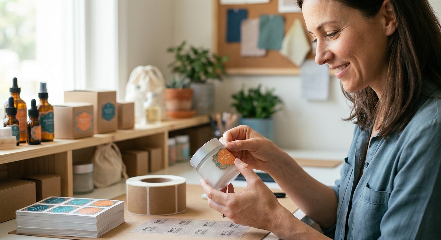 เทคนิคเลือกสติ๊กเกอร์ติดสินค้าให้ปัง กันน้ำ ไม่หลุดลอก - product-sticker-material-guide