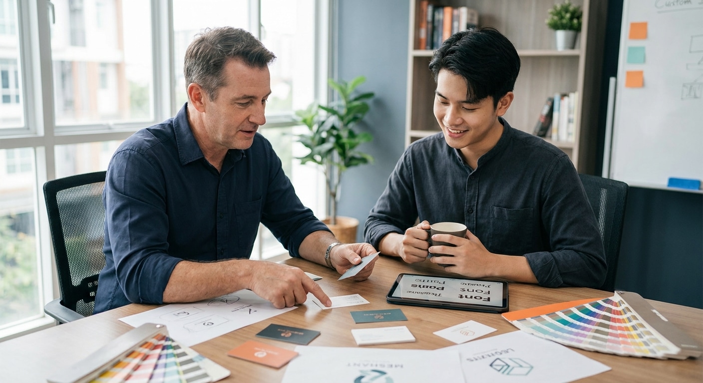 ทริคออกแบบนามบัตรและโลโก้ ให้แบรนด์ SME ดูโปรขึ้น - professional-logo-namecard-design