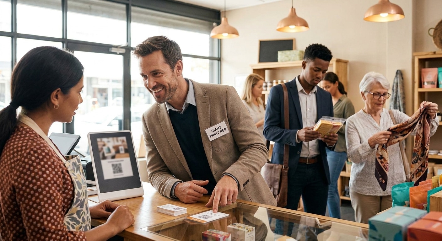 สิ่งพิมพ์ผสาน QR Code กระตุ้นยอดขายออฟไลน์สู่ออนไลน์ - qr-code-offline-online-marketing