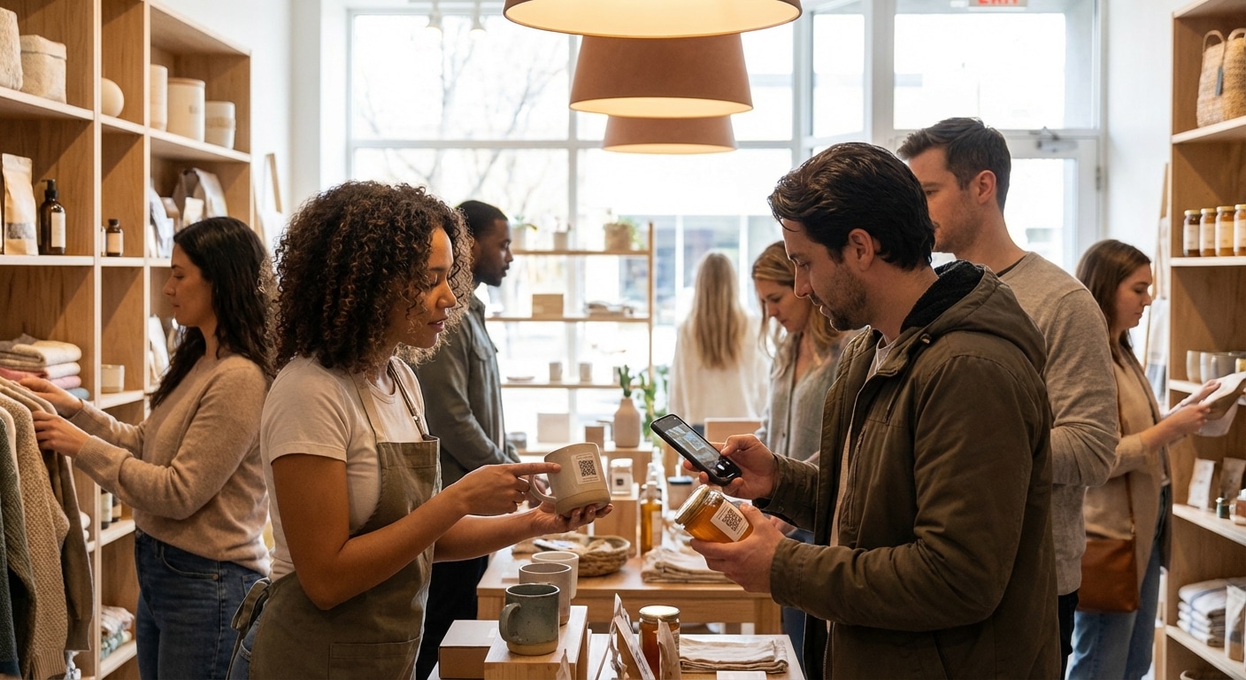 เทคนิค O2O พิมพ์ QR Code บนสติ๊กเกอร์ฉลากสินค้าเพิ่มยอดขาย - qr-code-print-marketing-tips