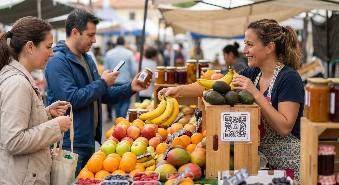 สติ๊กเกอร์ QR Code เชื่อมออนไลน์ ดันยอดขาย SME โต - qr-code-sticker-marketing