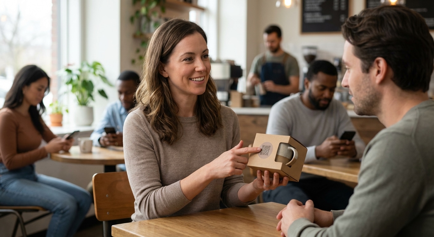 เทรนด์โฆษณา 2026! ดึงยอดขายด้วยสติ๊กเกอร์ QR Code - qr-code-sticker-marketing-2026