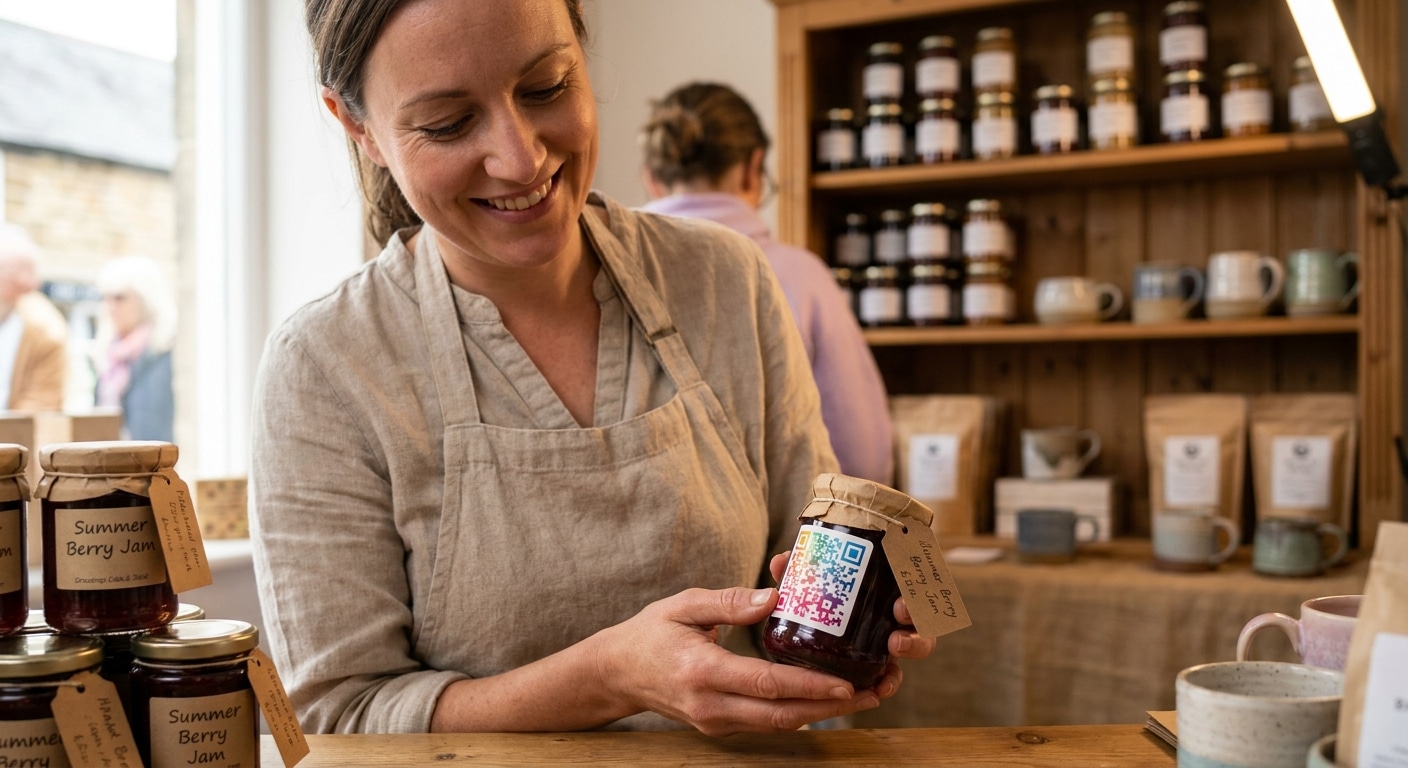 สติ๊กเกอร์ QR Code: กลยุทธ์เชื่อมออฟไลน์สู่ออนไลน์ - qr-code-sticker-marketing