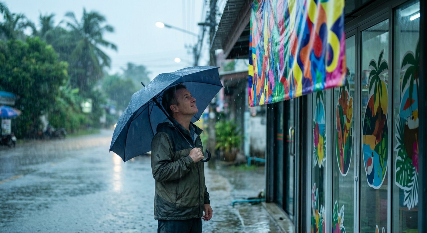 ทริคดูแลป้ายโฆษณาและสติ๊กเกอร์หน้าร้านรับหน้าฝน 2026 - rainy-season-signage-maintenance