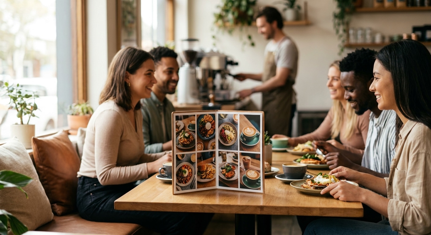 จิตวิทยาออกแบบเมนูอาหาร ช่วยร้านคาเฟ่เพิ่มยอดขาย - restaurant-menu-design-psychology