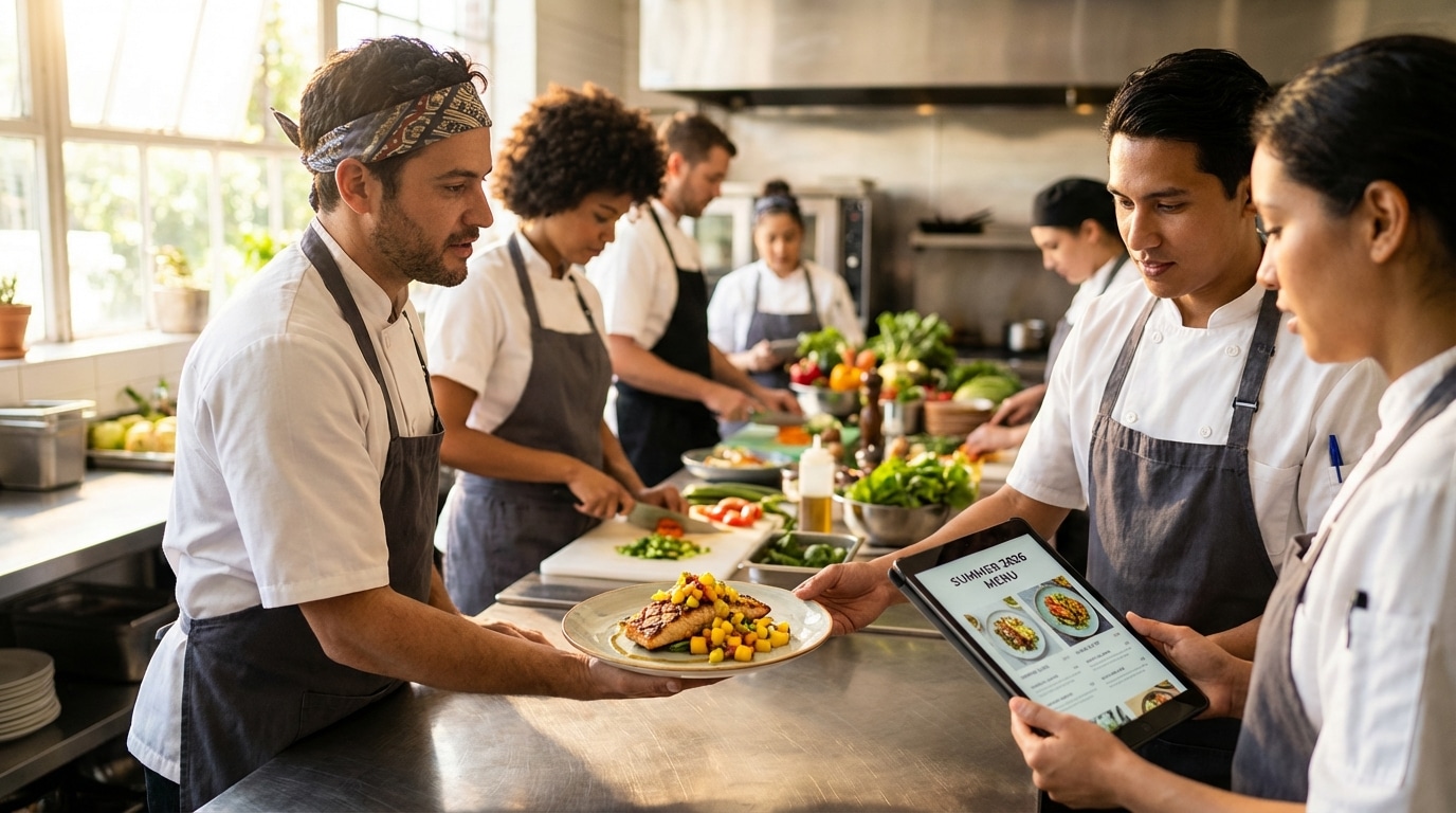 คัมภีร์ SME! ทริคออกแบบเมนูอาหารให้สวยปัง กระตุ้นยอดขาย - restaurant-menu-design-tips