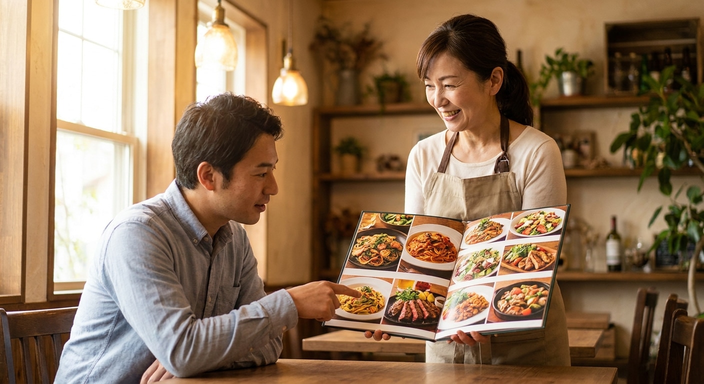 จิตวิทยาออกแบบเมนูอาหาร เพิ่มยอดขายให้ร้านสไตล์ SME - restaurant-menu-marketing-tips