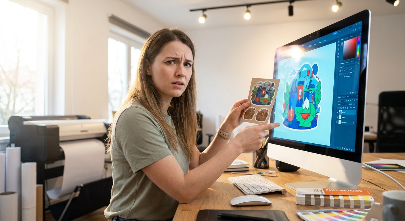 RGB vs CMYK ทำไมสีงานพิมพ์สติ๊กเกอร์ถึงไม่ตรงกับหน้าจอ? - rgb-vs-cmyk-printing-difference