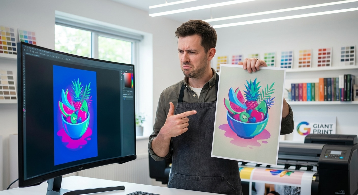 ทำไมสีหน้าจอไม่ตรงกับงานพิมพ์? รู้จักระบบสี RGB และ CMYK - rgb-vs-cmyk-printing-tips