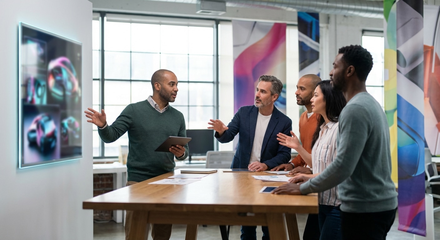 อัปเดตเทรนด์ออกแบบป้ายและโลโก้ปี 2026 ยกระดับแบรนด์ SME - signage-logo-design-trend-2026