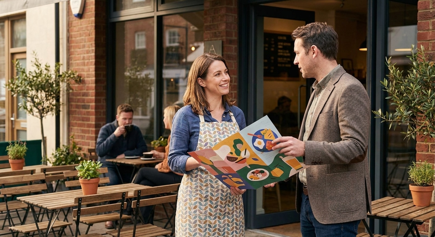 เทคนิคทำป้ายโฆษณาและเมนู ดึงดูดลูกค้าเข้าร้านฉบับ SME - signage-menu-marketing-tips