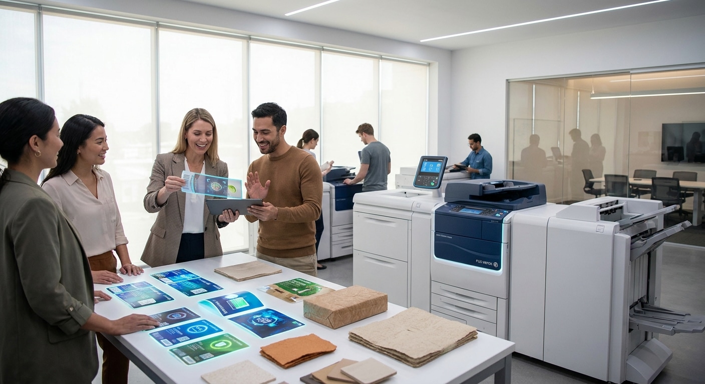 เทรนด์สิ่งพิมพ์ 2027: ฉลากอัจฉริยะและวัสดุรักษ์โลก - smart-eco-printing-trend-2027