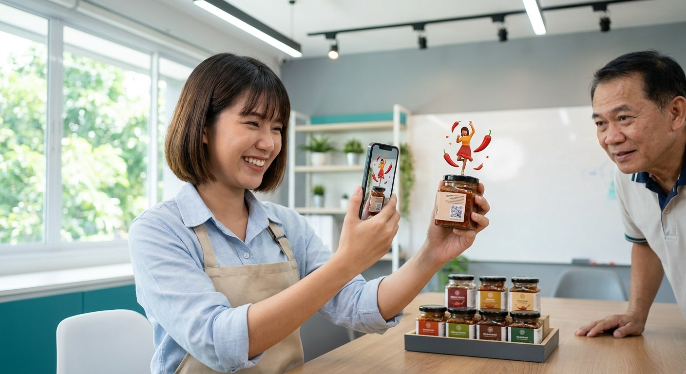 เทรนด์ 2027: ฉลากสินค้าอัจฉริยะผสานเทคโนโลยี AR ยกระดับ SME - smart-label-ar-printing-trend
