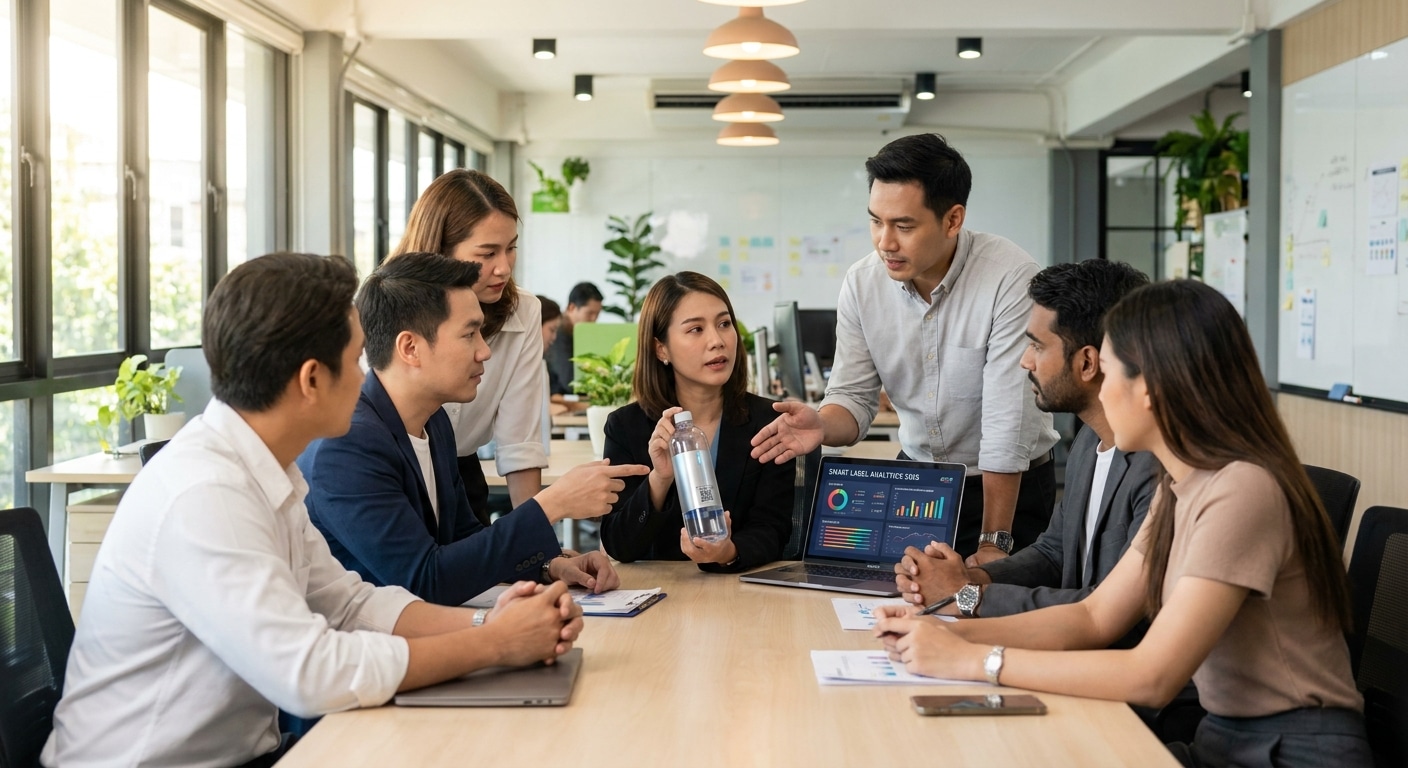 เทรนด์สิ่งพิมพ์ 2026! ฉลากสินค้าอัจฉริยะดันยอดขาย SME - smart-label-packaging-trend