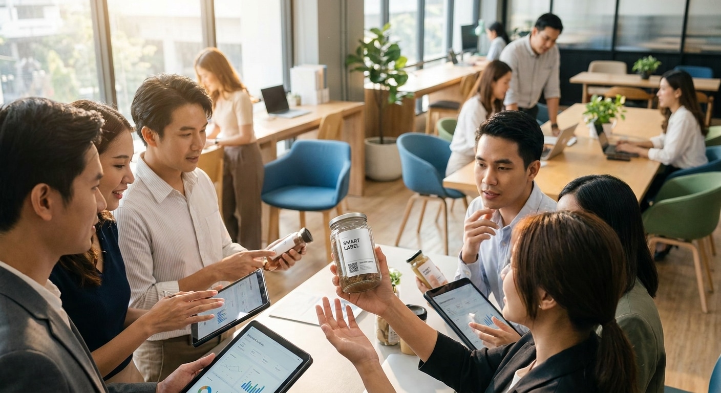 เทรนด์แพ็กเกจจิ้ง 2026! ฉลากสินค้าอัจฉริยะที่ SME ต้องรู้ - smart-label-packaging-trend-2026