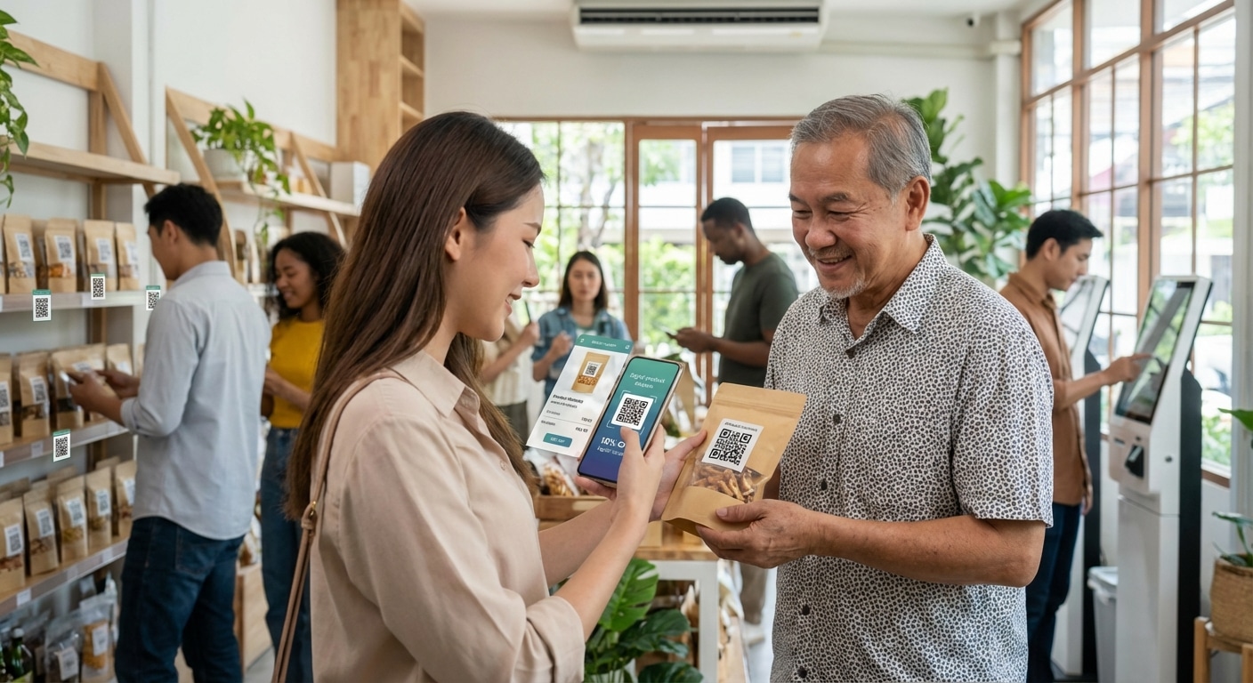 เทรนด์ฉลากสินค้า 2026: Smart Label เชื่อมต่อออนไลน์สุดล้ำ - smart-label-packaging-trend-2026