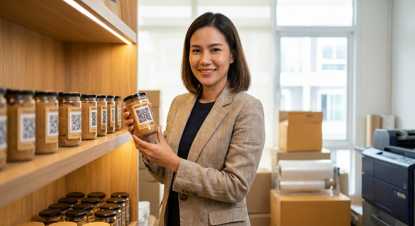 เจาะเทรนด์ฉลากสินค้า 2027: Smart Label ยกระดับ SME ไทย - smart-label-sticker-trend-2027