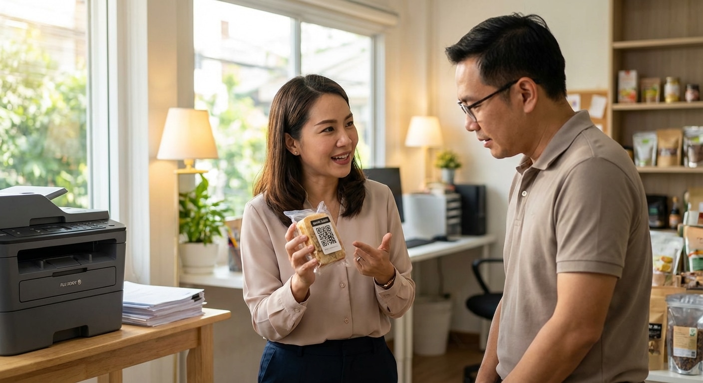 เทรนด์สิ่งพิมพ์ 2026: นวัตกรรมฉลาก QR Code พลิกโฉม SME - smart-label-trend-2026-sme