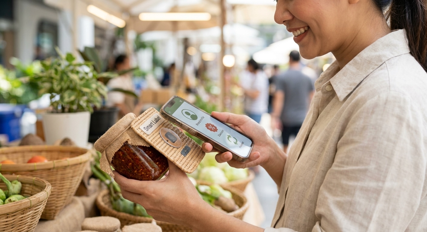 เทรนด์ 2026: สติ๊กเกอร์ NFC แตะปุ๊บโชว์โปรไฟล์แบรนด์ทันที - smart-nfc-sticker-trend-2026