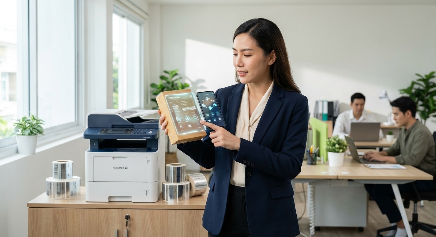 นวัตกรรมสิ่งพิมพ์ 2027: สติ๊กเกอร์อัจฉริยะยกระดับธุรกิจ - smart-sticker-printing-trend-2027