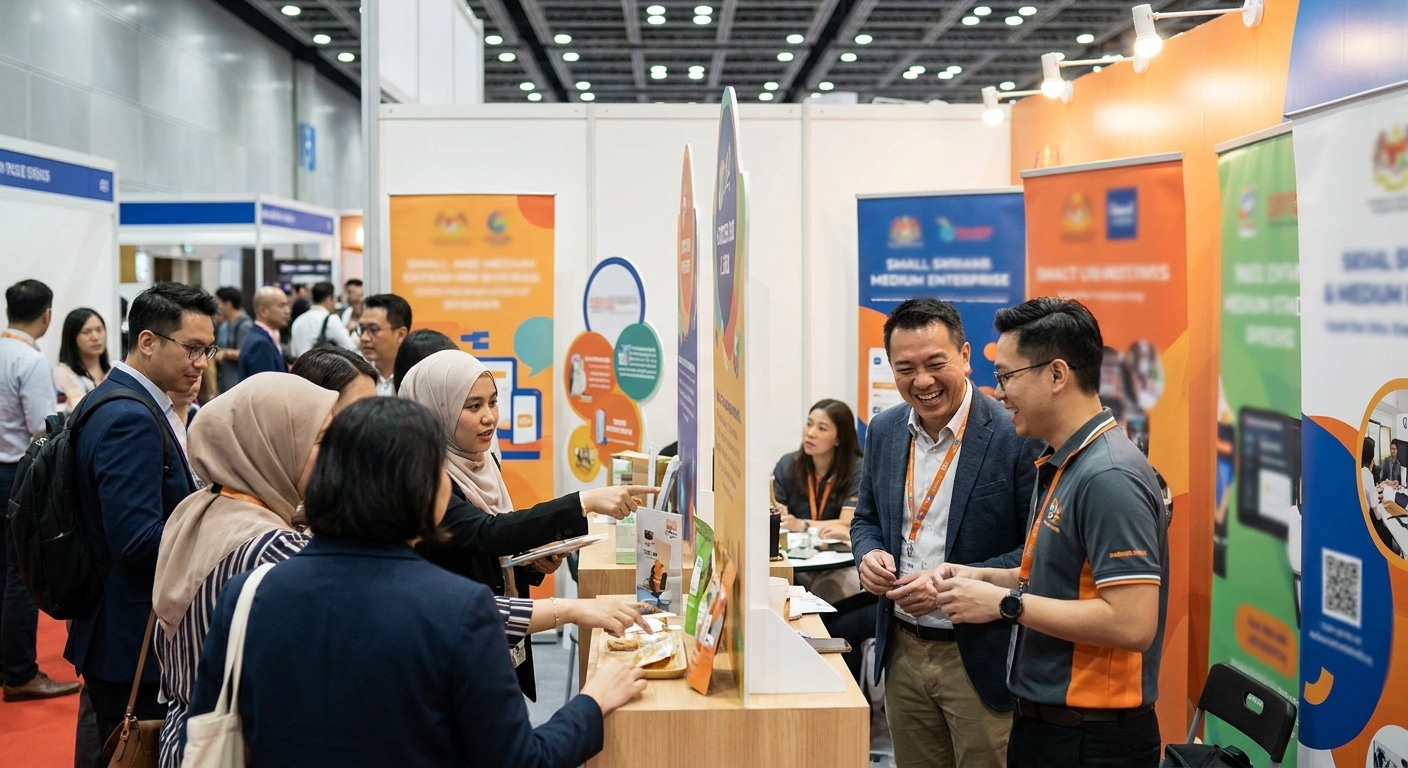 จัดบูธ SME ให้ลูกค้ารุม! ด้วยป้ายสแตนดี้และโรลอัพ - sme-event-booth-standee-rollup