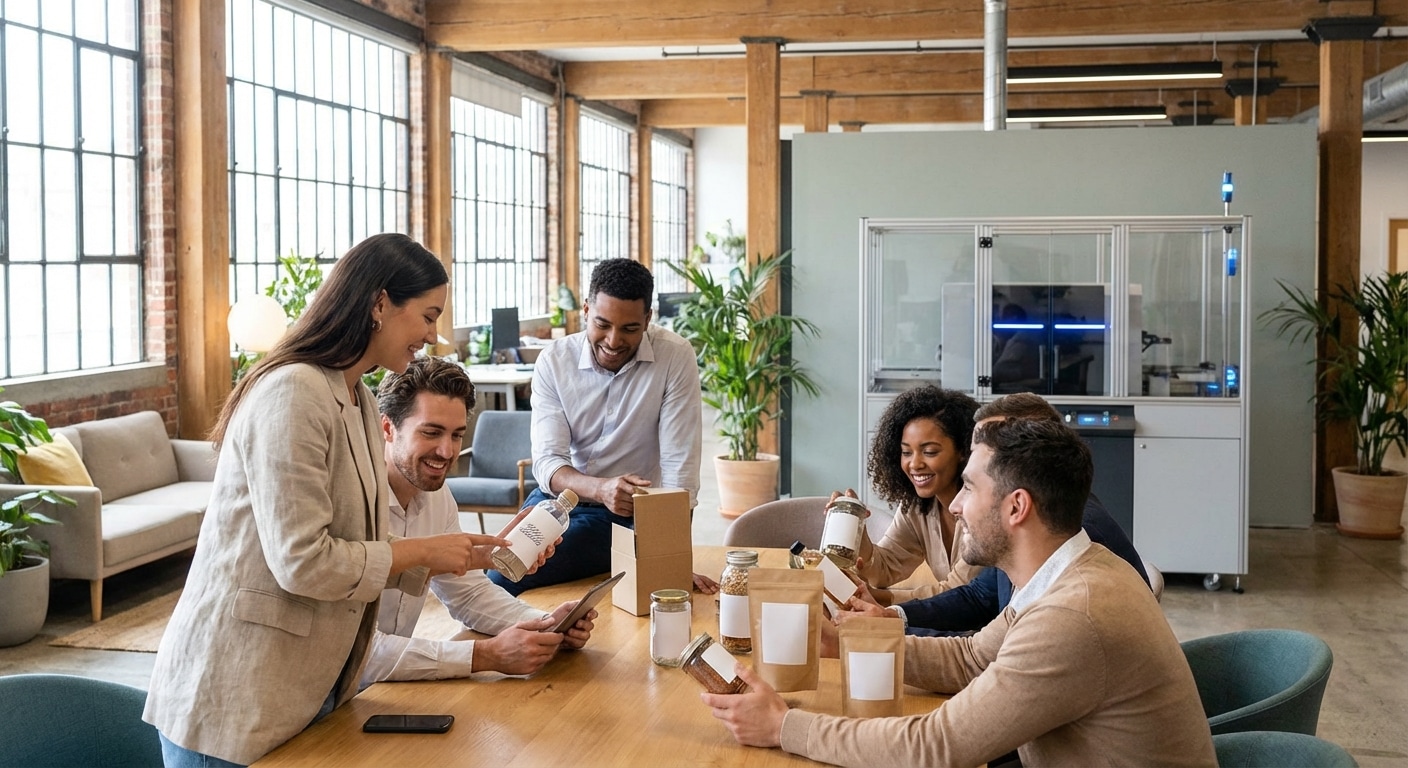 5 ทริคออกแบบฉลากสินค้า SME 2026 ให้สะดุดตา ลูกค้าซื้อทันที! - sme-label-design-tricks-2026