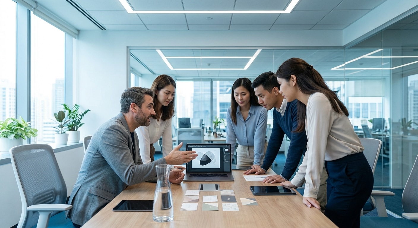 เทคนิคออกแบบโลโก้และนามบัตร 2026 อัปเกรดแบรนด์ SME ให้ปัง - sme-logo-business-card-design