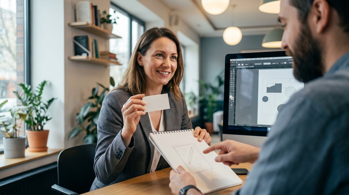 ทริคออกแบบโลโก้และนามบัตร สร้างแบรนด์ SME ให้ลูกค้าจดจำ - sme-logo-business-card-design